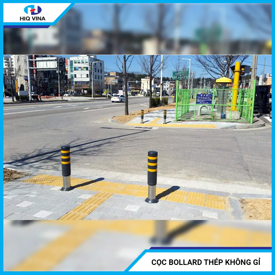 Cọc Bollard thép không gỉ - Ảnh 4