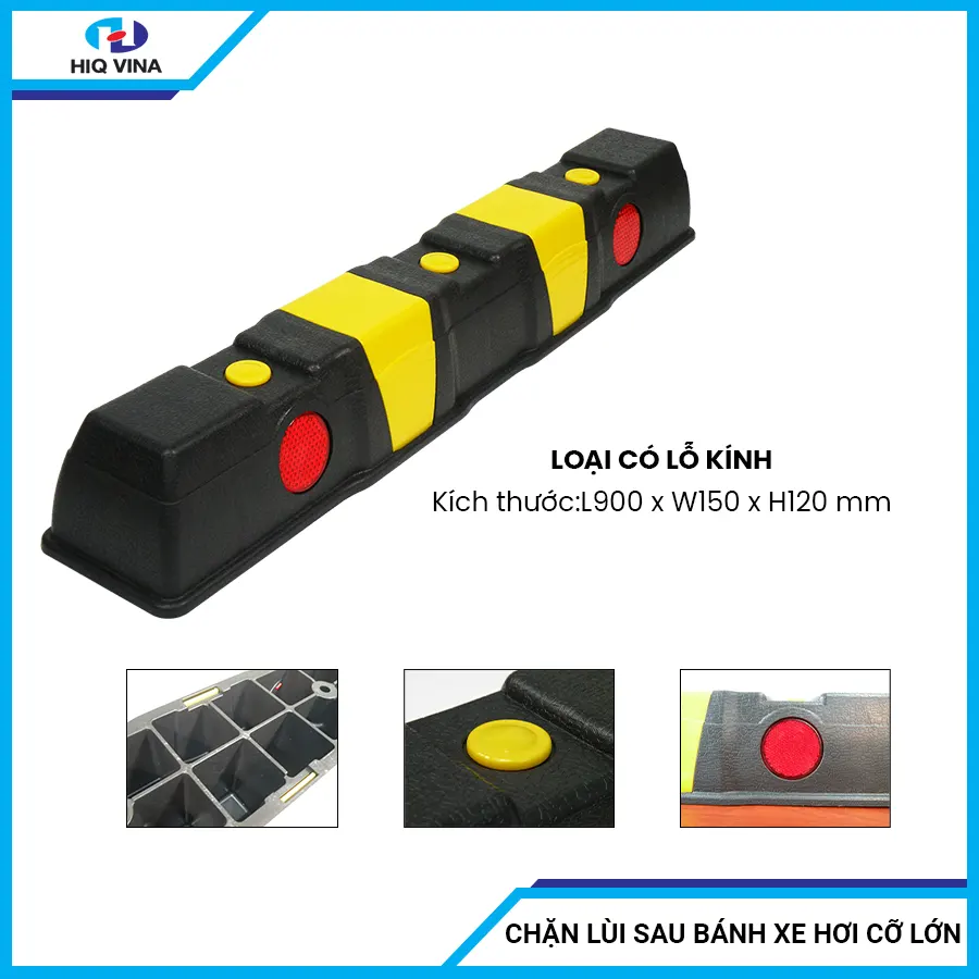 Chặn lùi sau bánh xe hơi cỡ lớn